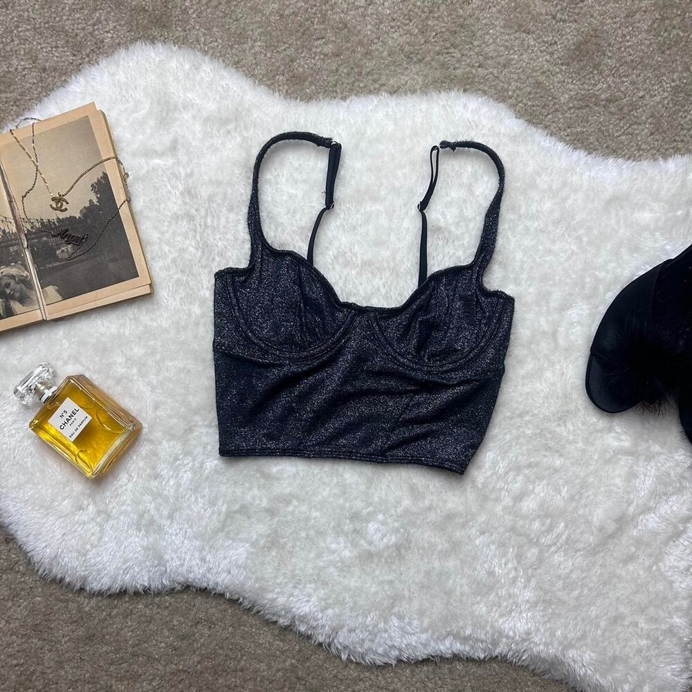 Gilly Hicks Black Crop Top